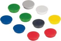FRANKEN Magnet &Oslash; 3,2 x 0,7 je 2x rot, gr&uuml;n, blau und je 1x gelb, wei&szlig;, schwarz,