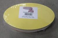 FRANKEN Moderationskarten Oval 11,0 x 19,0 cm blau, gr&uuml;n, rot, orange, gelb, wei&szlig;