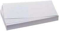 FRANKEN Moderationskarten 9,5 x 20,5 cm wei&szlig;