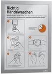 2 DURABLE Magnetrahmen selbstklebend silber - 2 St&uuml;ck