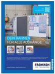 FRANKEN Magnetrahmen selbstklebend PRO A4 blau