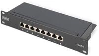 Digitus CAT 6, Klasse E Patch Panel, geschirmt, schwarz