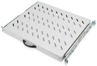 Digitus Fachboden 19"-Schr&auml;nke ausziehbar ab 600mm Tiefe bis 25kg 1HE RAL7035 grau