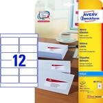 AVERY Zweckform Adressetiketten J8177-25 wei&szlig; 99,1 x 42,3 mm