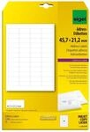 SIGEL Adressetiketten LA315 wei&szlig; 45,7 x 21,2 mm