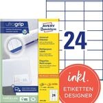 AVERY Zweckform Etiketten 3475-200 wei&szlig; 70,0 x 36,0 mm