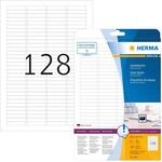 HERMA Dia-Etiketten 43,2 x 8,5 mm, wei&szlig;