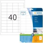 HERMA Etiketten PREMIUM 48,5 x 25,4 mm, wei&szlig;