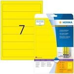 HERMA Ordneretiketten 38,0 x 192,0 mm gelb