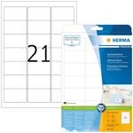 HERMA Etiketten 5029 wei&szlig; 63,5 x 38,1 mm