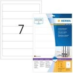 HERMA Ordneretiketten 38,0 x 192,0 mm wei&szlig;