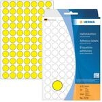 HERMA Klebepunkte &Oslash; 13,0 mm gelb