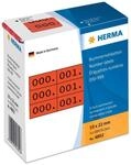 HERMA Klebenummern rot