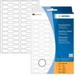 HERMA Ring-Etiketten 2510 wei&szlig; 10,0 x 49,0 mm