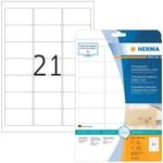 HERMA Adressetiketten SPECIAL 63,5 x 38,1 mm, transparent