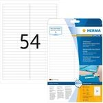 HERMA Etiketten Movables 96,0 x 10,0 mm, wei&szlig;