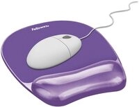 Fellowes Mousepad mit Handgelenkauflage Crystals Gel violett