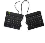 R-Go Tools Split Break kabelgebundene Tastatur - QWERTY US - schwarz