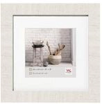 walther design Bilderrahmen Home 34,4 x 34,5 cm polarwei&szlig;