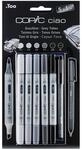 COPIC&reg; Ciao 5+1 Set Grey Tones Layoutmarker-Set 1.0 + 6.0 mm Grau