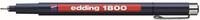 edding 1800 Fineliner 0.25 mm Schwarz