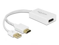 DeLOCK Adapter HDMI-A zu DisplayPort 1.2 wei&szlig;