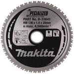 makita Kreiss&auml;geblatt B-33641 SPECIALIZED 136x20x50Z