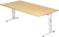 HAMMERBACHER h&ouml;henverstellbarer Schreibtisch VOS2E/3/W ahorn