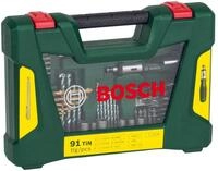 BOSCH Bohrer- und Bit-Set V-Line Box 91-teilig