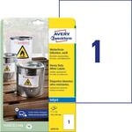 AVERY Zweckform wetterfeste Folienetiketten 210,0 x 297,0 mm