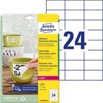 AVERY Zweckform wetterfeste Folienetiketten 70,0 x 37,0 mm
