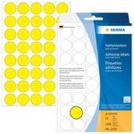 HERMA Klebepunkte &Oslash; 19,0 mm gelb