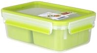 emsa Lunchbox CLIP & GO 5.8 cm hoch 0,55 l transparent/gr&uuml;n