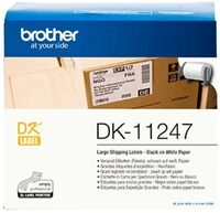 Brother Einzel-Etiketten Brother Etikettenrolle DK11247 DK11247 164 mm x 103 mm wei&szlig;