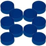MAUL Magnete blau &Oslash; 3,4 x 1,4 cm - 10 St&uuml;ck