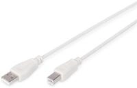 Digitus USB 2.0 Anschlusskabel, Typ A - B St/St, 1.8m, USB 2.0 konform, be