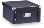Zeller Aufbewahrungsbox 9,6 l - 26,0 x 31,0 x 14,0 cm schwarz