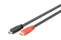 Digitus HDMI mit Ethernet-Anschlusskabel High Speed mit Verst&auml;rker 20m