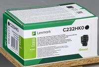 Lexmark Original Toner - schwarz (C232HK0) f&uuml;r C2325dw, C2425dw, C2535dw, MC2325adw,