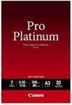 Canon PT-101 Pro Platinum Fotopapier gl&auml;nzend A3 297x420mm 300 g/m&sup2; - 20 Blatt