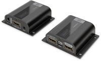 Digitus HDMI Extender Set, 50 m via Netzwerkkabel (CAT 6/6a/7), EDID, 1x HDMI loop