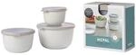 MEPAL Multisch&uuml;ssel Set Cirqula, nordic white, 0,5/1,0/2,0 l
