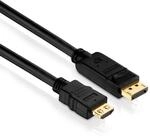 PureLink DisplayPort zu HDMI Kabel - PureInstall 5,00m
