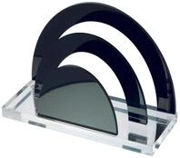 WEDO Briefst&auml;nder Acryl Exclusiv glasklar/schwarz
