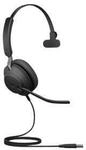 Jabra Evolve2 40 MS Mono Headset On-Ear konvertierbar, kabelgebunden, USB