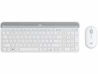 Logitech 920-009189, Logitech MK470 Slim Combo weiß Kabelloses Tastatur-Maus-Set