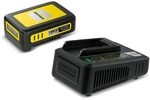 K&Auml;RCHER Starter Kit Battery Power 18/25 Werkzeugakku mit Schnellladeger&auml;t, 2,5 Ah
