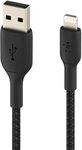 Belkin BoostCharge geflochtenes 1 m USB-A/Lightning Kabel, schwarz
