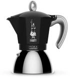 Bialetti Moka Induktion - Espressokocher mit Bi-Layer-Kessel - schwarz - f&uuml;r 2