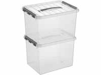 sunware Aufbewahrungsboxen Helit Box 22 L Q-Line 22,0 l - 40,0 x 30,0 x 26,0 cm